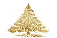 Christmas tree plant gold fir. AI generated Image by rawpixel.