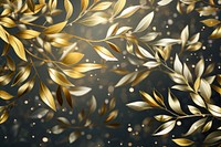 Golden olive leaves pattern bokeh effect background backgrounds accessories chandelier. AI generated Image by rawpixel.