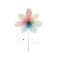 A flower white background inflorescence invertebrate. AI generated Image by rawpixel.