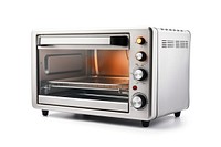 Electric toaster oven appliance white background technology. AI generated Image by rawpixel.