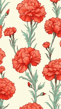 Carnation flower backgrounds wallpaper. AI generated Image by rawpixel.