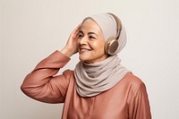 Mature arabic woman portrait adult smile. AI generated Image by rawpixel.