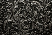Damask pattern backgrounds black creativity. AI generated Image by rawpixel.