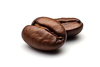 Coffee bean food white background coffee beans. AI generated Image by rawpixel.