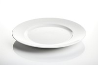 Empty white plate porcelain platter saucer. AI generated Image by rawpixel.