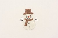 Snowman celebration winter white. AI generated Image by rawpixel.