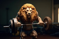 Lifting weight gym fitness sports. AI generated Image by rawpixel.