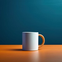 Mug coffee drink blue. AI generated Image by rawpixel.