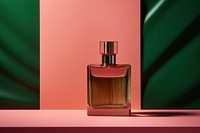 Perfume bottle cosmetics glass red. AI generated Image by rawpixel.