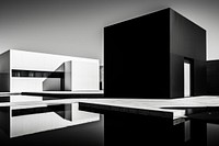 Architect architecture building reflection. AI generated Image by rawpixel.