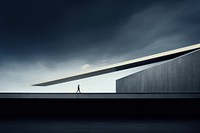 Architect architecture building sky. AI generated Image by rawpixel.