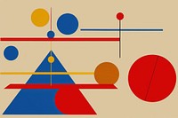 Geometric art abstract transportation. AI generated Image by rawpixel.