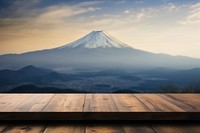 Mount fuji wood landscape mountain. AI generated Image by rawpixel.