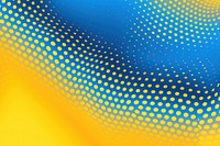 Halftone pattern yellow blue backgrounds. AI generated Image by rawpixel.