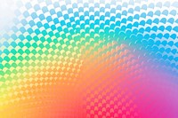 Halftone pattern rainbow backgrounds accessories. AI generated Image by rawpixel.