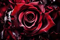 Red rose flower petal plant. AI generated Image by rawpixel.