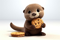 Otter cookie mammal animal. 