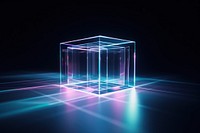 Simple hologram lighting illuminated electronics. AI generated Image by rawpixel.
