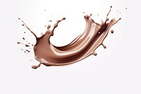Milk splash chocolate white background refreshment. AI generated Image by rawpixel.