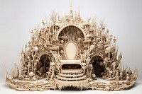 Throne architecture chandelier furniture. AI generated Image by rawpixel.