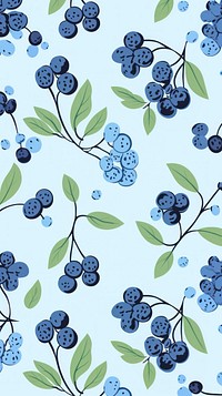 Blue berry pattern backgrounds blueberry. 