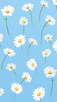Daisies backgrounds wallpaper pattern. AI generated Image by rawpixel.