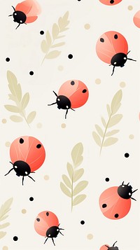 Ladybugs pattern backgrounds nature. 