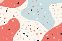 Terrazzo pattern backgrounds confetti red. AI generated Image by rawpixel.