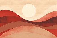 Sunset aesthetic background art backgrounds abstract. AI generated Image by rawpixel.