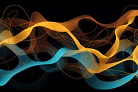 Squiggles backgrounds abstract pattern. AI generated Image by rawpixel.