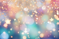 Star pattern bokeh effect background backgrounds confetti outdoors. AI generated Image by rawpixel.