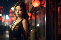 Korean female portrait fashion adult. AI generated Image by rawpixel.