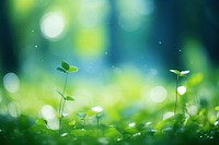 Spring green bokeh background backgrounds sunlight outdoors. AI generated Image by rawpixel.