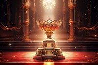 Trophy trophy light award. AI generated Image by rawpixel.