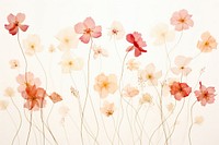 Pressed flower backgrounds pattern petal. AI generated Image by rawpixel.