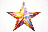 Star symbol art illuminated. AI generated Image by rawpixel.