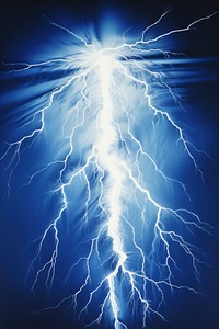 Thunder thunderstorm backgrounds lightning. AI generated Image by rawpixel.