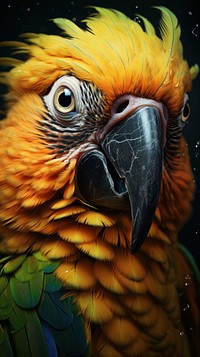 Parrot animal bird portrait. AI generated Image by rawpixel.