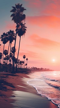 California beach wallpaper landscape outdoors horizon. 