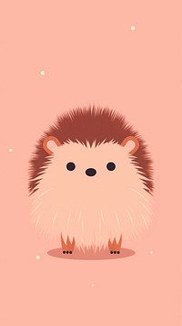 Porcupine cartoon animal hedgehog. AI generated Image by rawpixel.