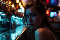 Woman drunk bar photography nightlife. AI generated Image by rawpixel.