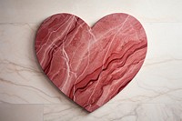 Heart with red textured pattern circle. AI generated Image by rawpixel.