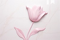 Pink tulip flower petal plant. AI generated Image by rawpixel.