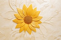 Sunflower with yellow pattern petal plant. AI generated Image by rawpixel.