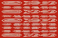 Arrow backgrounds pattern repetition. AI generated Image by rawpixel.