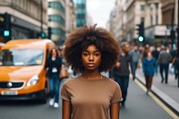 Young African woman fashion street adult. AI generated Image by rawpixel.