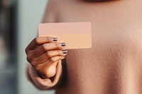 Credit card holding hand document. AI generated Image by rawpixel.
