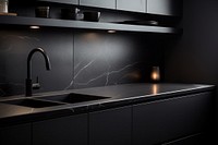 Modern kitchen sink furniture cabinet. AI generated Image by rawpixel.