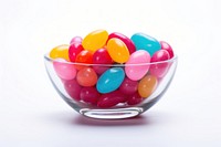 Jelly beans bowl confectionery candy. AI generated Image by rawpixel.