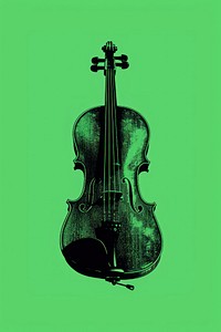 Violin green performance creativity. AI generated Image by rawpixel.
